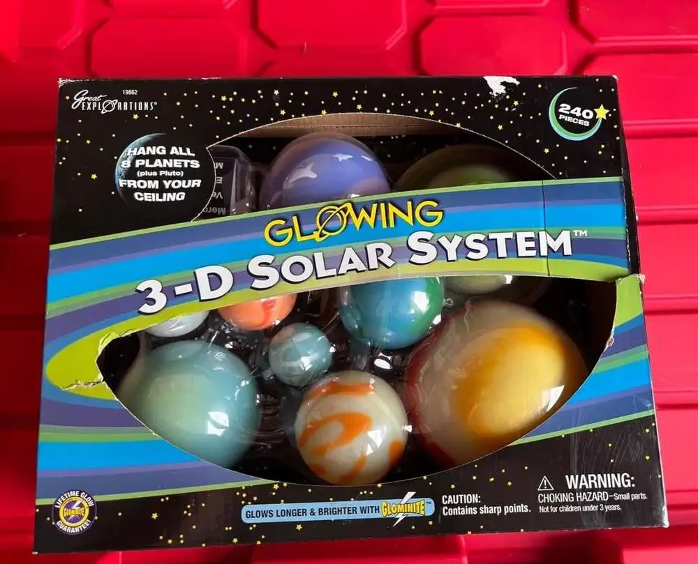Great Explorations Glowing 3-D Solar System